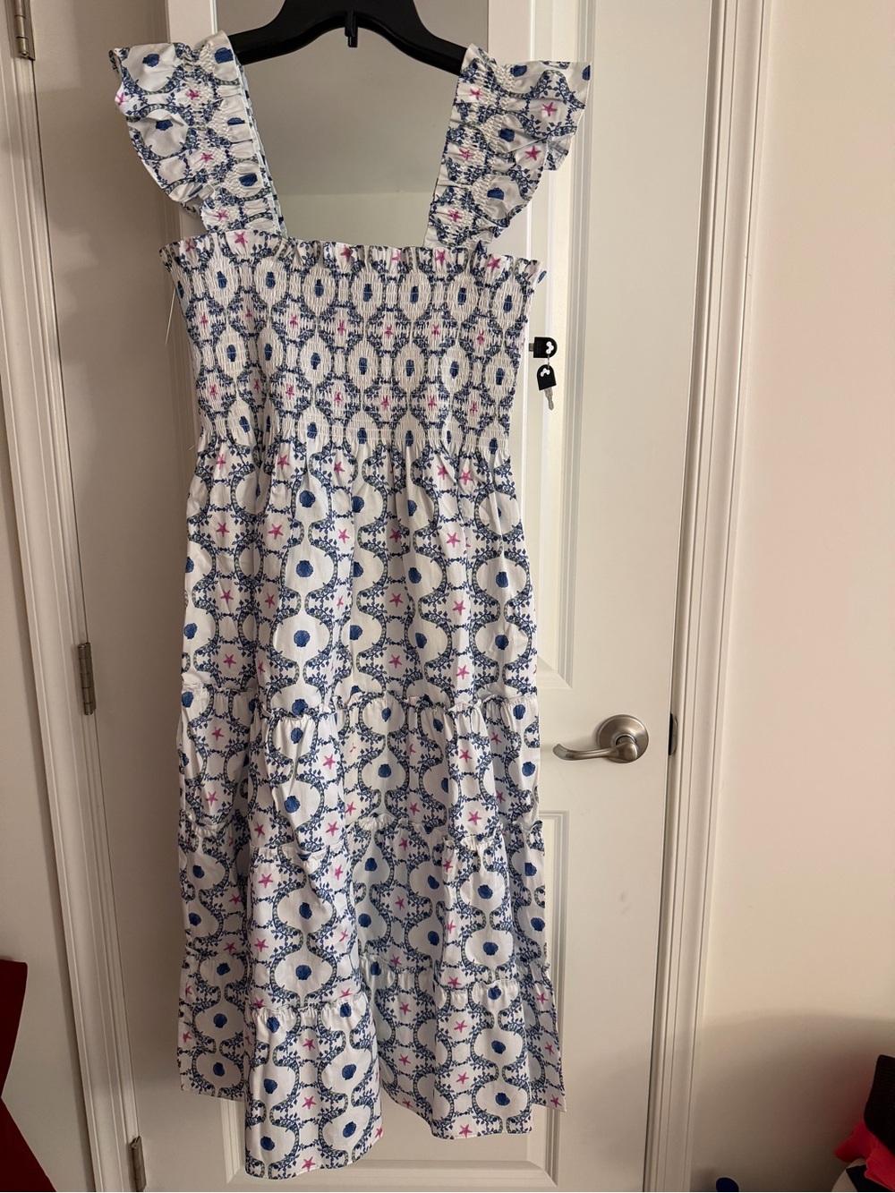 Hill House Nap Dress Cisco Trellis - Picture 2 of 5